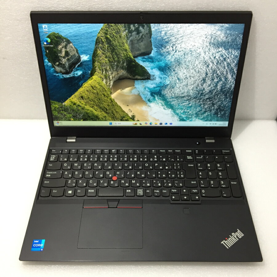【中古】 Lenovo ThinkPad L15 Gen2 20X3001AJP Core i5-1135G7 2.4GHz 8GB 15.6型FHD 無線LAN内蔵 カメラ HDMI USB Type-c【レビュー記入で保証期間を3ヶ月に延長します。必ず商品到着後1ヶ月保証の期間中にレビューをお願いします】