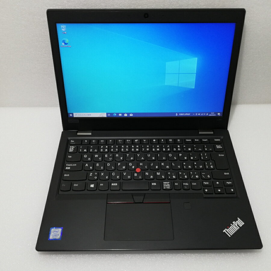 【中古】 Lenovo ThinkPad L380 20M6S1NF00 Core i5-8250U 1.6GHz 8GB M.2 SSD256GB新品 13.3型HD1366x768 無線LAN内蔵 Bluetooth Webカメラ HDMI USB-C【レビュー記入で保証期間を3ヶ月に延長…