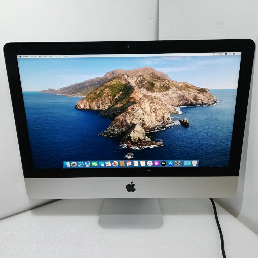 【中古】apple iMac 21.5インチ Late 2012 1920 x 1080 A1418 Core i7-3770S 4コア 第3世代 16GB HDD1TB macOS Catalina10.15.5 NVIDIA GeForce GT 650M 512MB【レビュー記入で保証期間を3ヶ月に延長します。必ず商品到着後1ヶ月保証の期間中にレビューをお願いします】