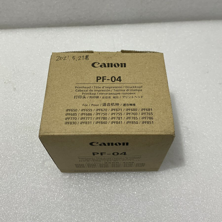 【新品未開封】CANON PF-04 プリントヘッド 純正 対応機種: iPF650/iPF655/iPF750/iPF755/iPF760/iPF765 series