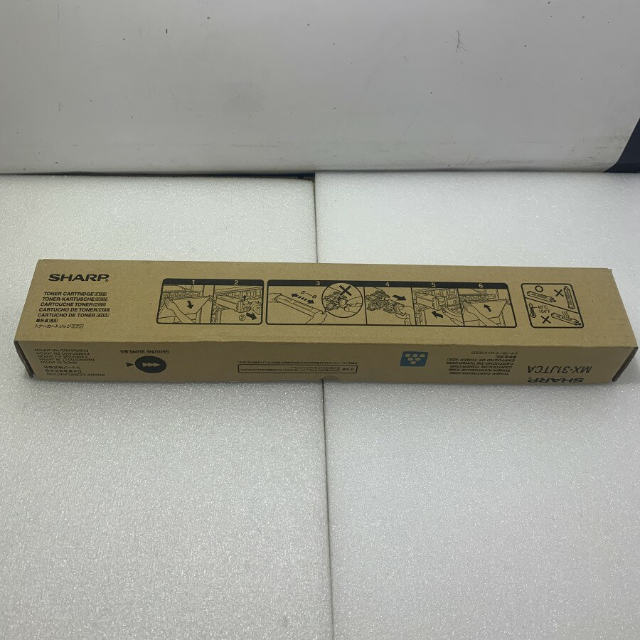 【開封未使用品】SHARP MX-31JTCA シアン インクカートリッジ