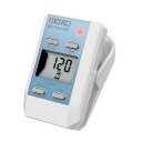 メトロノーム 【30%Off】 電子　SEIKO　セイコー　クォーツメトロノーム　クリップタイプ　DM51L　小型でも大音量　ハイコントラスト液晶　時計機能　アクアブルー メトロノーム その1