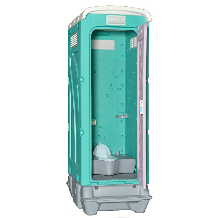 旭ハウス工業 仮設トイレ AUG-1JN+BC37N 兼用ペダル式軽水洗便槽付 水洗 和式 駐車場 農園 農場 公園 河川敷 キャンプ場 イベント 建築現場 倉庫 工場 事務所 資材置場