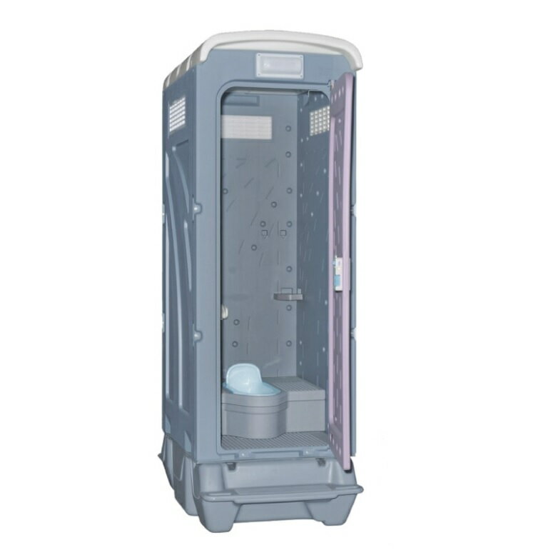 旭ハウス工業 仮設トイレ AUGY-1J+BC37N ペダル式軽水洗便槽付 和式 駐車場 農園 農場 公園 河川敷 キャンプ場 イベント 建築現場 倉庫 工場 事務所 資材置場