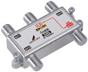 DXアンテナ 接栓式屋内用 4分配器 4K・8K対応1端子通電 4DMS メール便送料無料