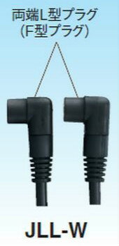 マスプロ 4K・8K対応 テレビ接続用 同軸4Cケーブル 3m JLL3W-P 両端L型プラグ メール便で送料無料