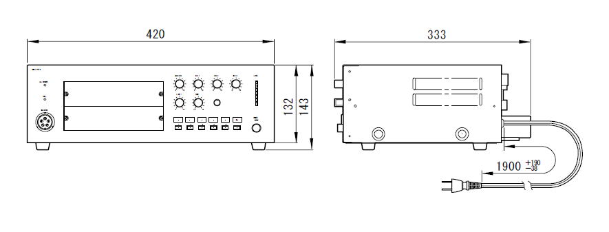 拡声器 ユニペックス 60W 船内指令用アンプ TT-60 2