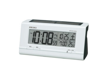 【正規品】セイコー SEIKO CLOCK SEIKO ソーラー電波時計 目覚まし時計 SQ766W