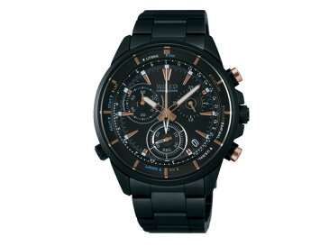【SEIKO WIRED】セイコー ワイアード 腕時計 メンズ ザ・ブルー THE BLUE クロノグラフ クォーツ ブラック AGAW440