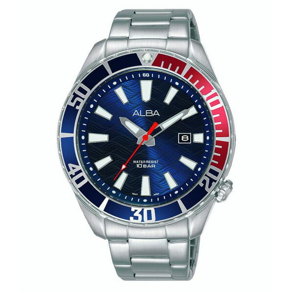 SEIKO 逆輸入セイコー メンズ 腕時計 ブルー アルバ AG8K41X1