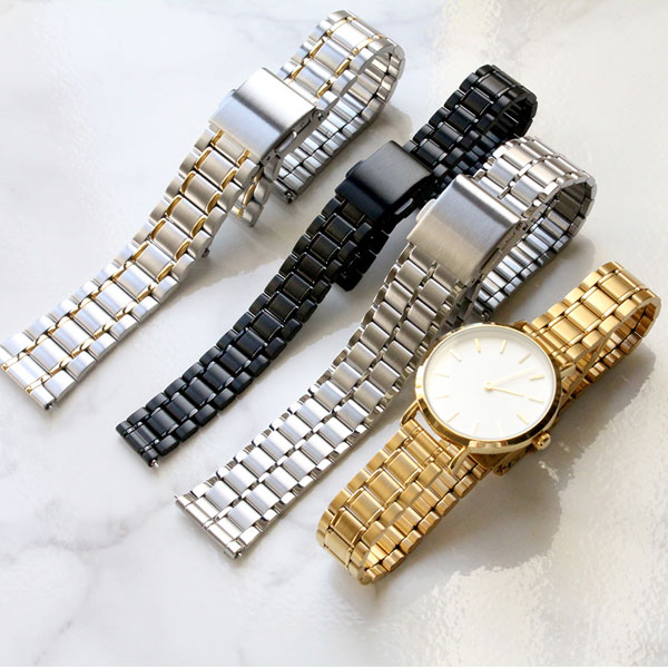 バンビ ステンレススチール METAL クイックレバー・ブロック 替えベルト（ステンレススチール） BSBL1253