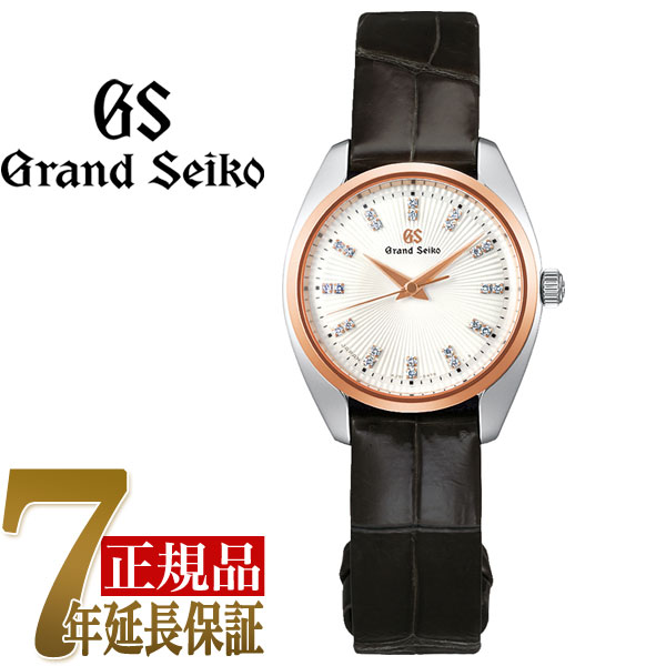 セイコー グランドセイコー 腕時計（レディース） 【おまけ付き】【正規品】セイコー GRAND SEIKO Elegance Collection Elegance Collection　ドレスデザイン　T18KPGペア レディース 腕時計 シルバー STGF350