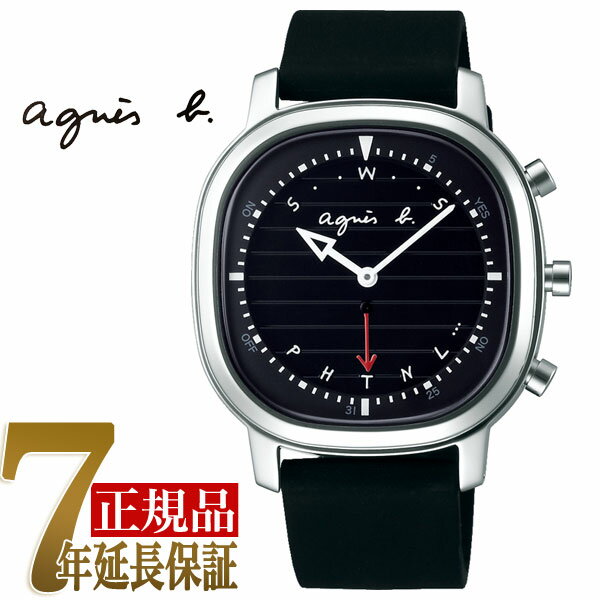 【おまけショッパー付き】SEIKO セイコー agnes b アニエスベー 正規品 Bon Voyage Bluetooth スマートウオッチ メンズ 腕時計 ブラック FCRB402のサムネイル