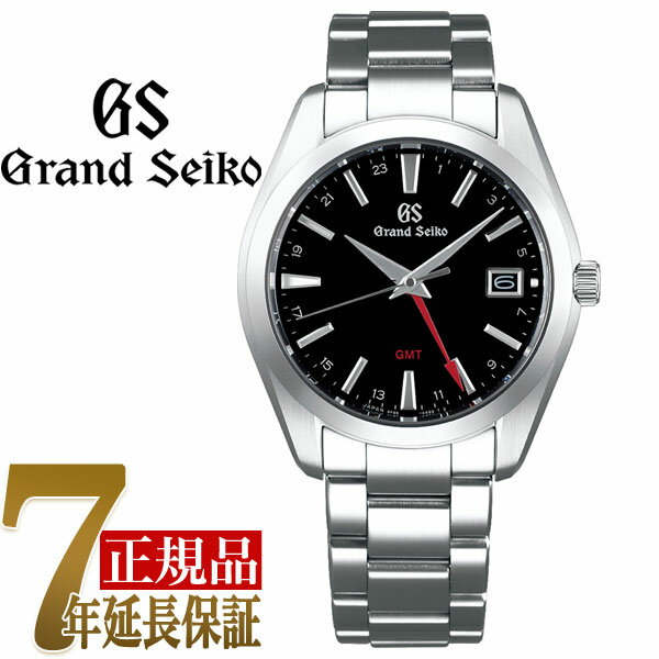 【最大2000円OFFクーポン 5/9 20:00～5/16 1:59】【おまけ付き】【正規品】グランドセイコー GRAND SEIKO 9FクオーツGMT メンズ 腕時計 ブラック SBGN013