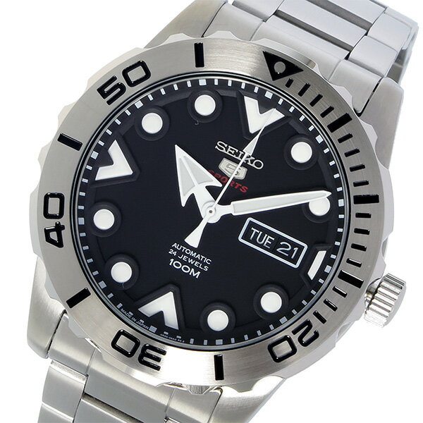 セイコー SEIKO セイコー5 SEIKO 5 スポーツ 自動巻き メンズ 腕時計 SRPA03J1 ブラック
