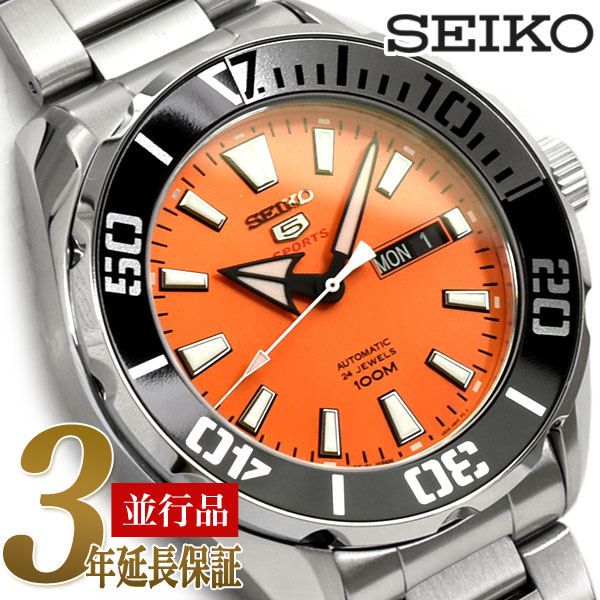 【日本製 逆輸入 SEIKO5 SPORTS】 セイコー5スポーツ メンズ 自動巻き機械式 腕時計  ...