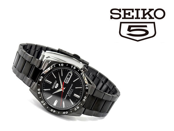 【最大2000円OFFクーポン 5/9 20:00～5/16 1:59】セイコー セイコー5 SEIKO5 セイコーファイブ メンズ 腕時計 SNKE03K 逆輸入セイコー 自動巻き メカニカル 機械式 ブラック メタルベルト SNKE03K1 SNKE03KC 正規品 7年保証 メンズ 腕時計 男性用 日本未発売 ビジネス 3