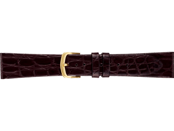 【正規品】セイコー純正バンド SEIKO BAND 16mm セイコー 替えベルト 牛革ワニ型押し(切身はっ水) 紳士用 こげ茶色 DAQ5【返品不可】【ネコポス可】