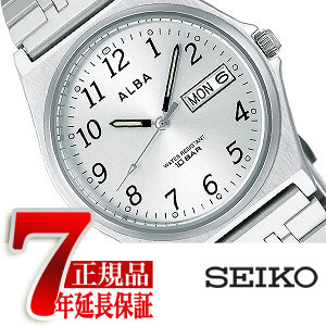 セイコー アルバ 腕時計（メンズ） 【正規品】セイコー アルバ SEIKO ALBA スタンダード ねじロック式 メンズ 腕時計 シルバー AIGT004