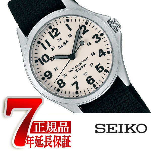 セイコー アルバ 腕時計（メンズ） 【SEIKO ALBA】セイコー アルバ クオーツ クォーツ メンズ 腕時計 アイボリー AQPK401