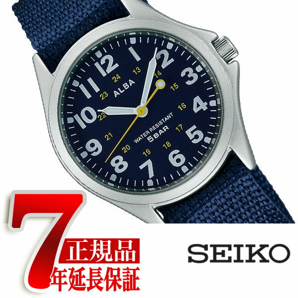 【SEIKO ALBA】セイコー アルバ クオーツ クォーツ メンズ 腕時計 ネイビー AQPK402