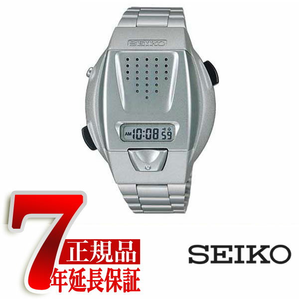 【最大2000円OFFクーポン 5/9 20:00～5/16 1:59】【正規品】セイコー SEIKO 音声デジタルウォッチ シルバー SBJS001