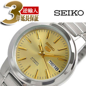 【逆輸入SEIKO5】セイコーファイブ メンズ 自動巻き 腕時計 SNKA03K1