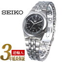 【日本製逆輸入SEIKO5】セイコー5 メンズ自動巻き式腕時計 ブラック格子ダイアル シルバーステン ...