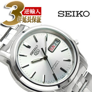 セイコー セイコー5 SEIKO5 セイコーファイブ 日本製 メンズ 腕時計 SNKK65J 逆輸入セイコー 自動巻き メカニカル 機械式 シルバー メタルベルト SNKK65J1 SNKK65JC 3年保証 メンズ 腕時計 男性用 seiko5 日本未発売 ビジネス【楽ギフ_包装】