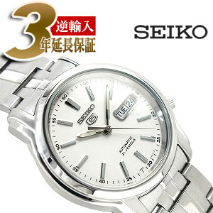 楽天市場】【逆輸入SEIKO5】セイコー5 メンズ自動巻き腕時計 ホワイト