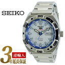 【日本製逆輸入 SEIKO5】セイコー5 スポーツ メンズ 自動巻き式腕時計 ホワイトダイアル ステンレスベルト SRP279J1