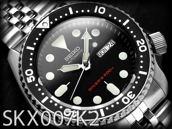 SEIKO セイコー ブラックボーイ SKX007K2 オマケベルト