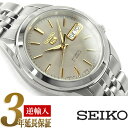 【逆輸入 SEIKO5】セイコー5 セイコーファイブ 機械式自動巻き メンズ 腕時計 グレー×ゴール ...