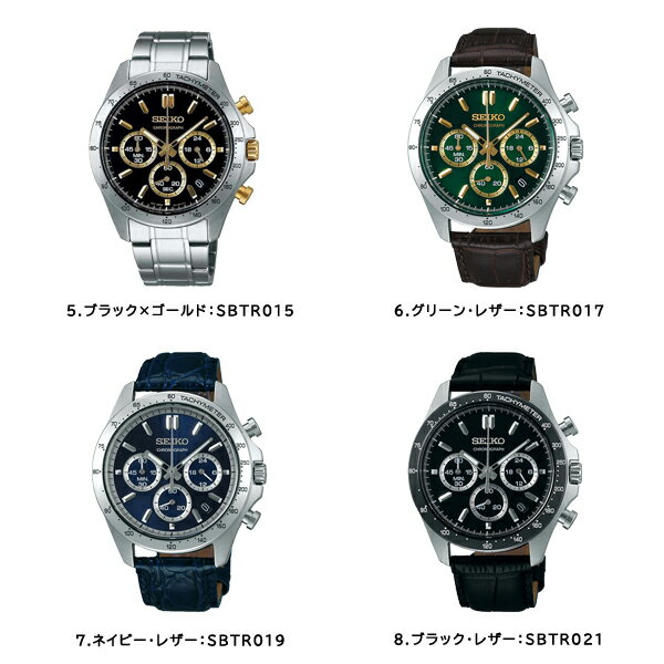 セイコー 腕時計 メンズ クロノグラフ クオーツ セイコーセレクション SBTR005 SBT...