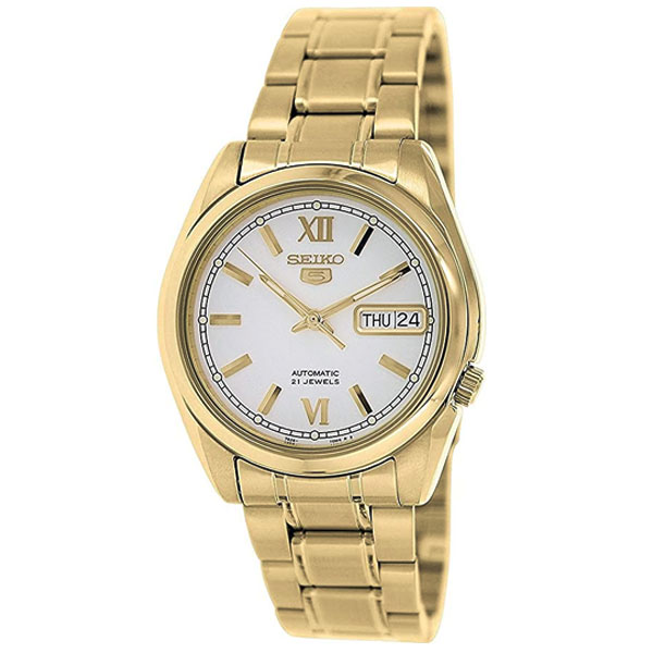 SEIKO 逆輸入セイコー メンズ メカニカル　自動巻 腕時計 ホワイト SNKL58K1