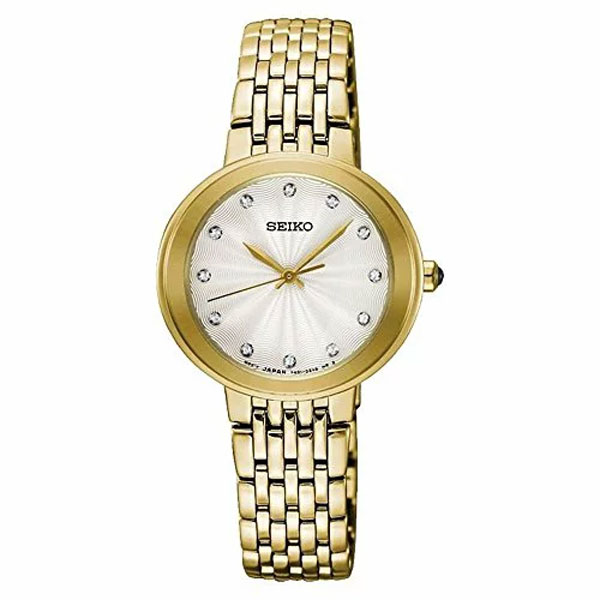 【最大2000円OFFクーポン 5/9〜5/16】SEIKO 逆輸入セイコー レディース クォーツ 腕時計 シルバー SRZ504P1
