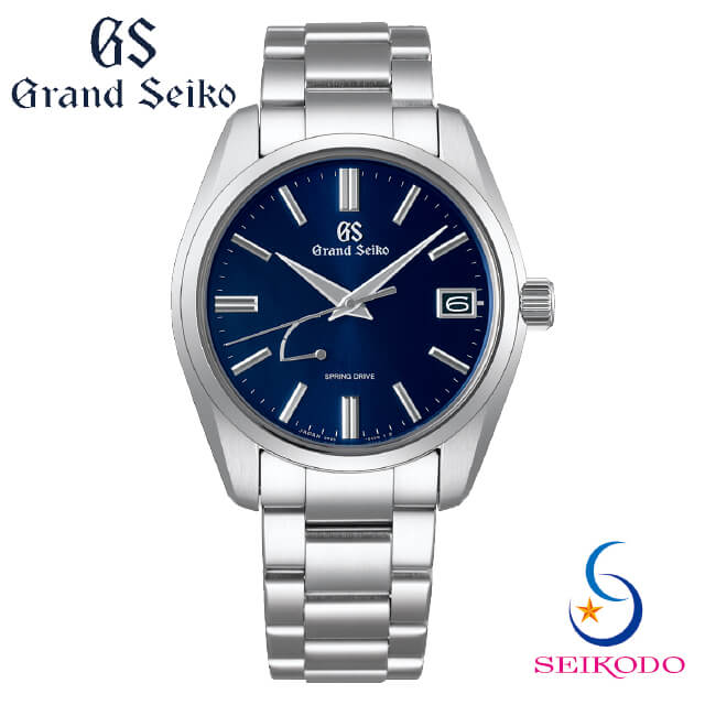 セイコー グランド セイコー 腕時計（メンズ） Grand Seiko グランドセイコー SBGA439 スプリングドライブ 自動巻 9R メンズ 腕時計 ブルー メタルベルト 国内正規品 【無金利ローン可】