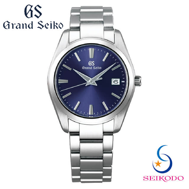 セイコー グランド セイコー 腕時計（メンズ） Grand Seiko グランドセイコー SBGX265 クオーツ 9F メンズ 腕時計 ブルー メタルベルト 国内正規品 【無金利ローン可】