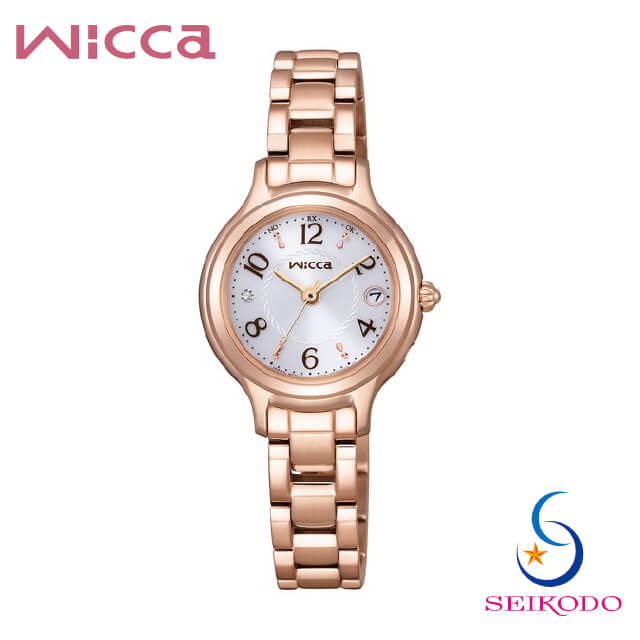 CITIZEN シチズン Wicca ウィッカ KS1-961-11 電波時計 ソーラーテック 腕時計 レディース 誕生日 女性 ギフト プレゼント 国内正規品