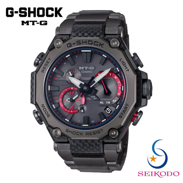 カシオ CASIO Gショック G-SHOCK MT-G MTG-B2000YBD-1AJF MT-G Bluetooth®搭載 スマートフォンリンク 電波ソーラー カーボンモノコック メンズ 腕時計 【国内正規品】