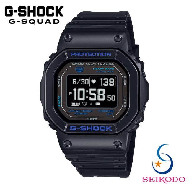 G-SHOCK G-SQUAD å å 5600 SERIES ӻ  ǥ ֥å DW-H5600-1A2JR Bluetooth GPS ӻ  ޡȥե 6󥵡  ǥ 顼Ƚ