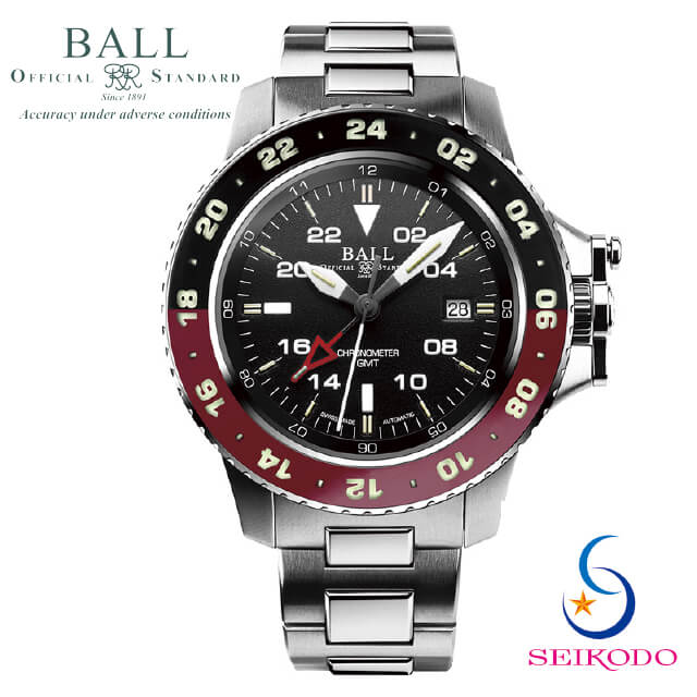 ブランド名BALL WATCH ボールウォッチメーカー型番DG2018C-S3CJ-BK商品名Engineer Hydrocarbon AERO GMT エンジニア ハイドロカーボン エアロ GMTムーブメント自動巻（BALLキャリバー R...