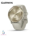 ガーミン GARMIN vivomove Trend French Gray/Cream Gold ヴィヴォムーヴ トレンド 010-02665-72 スマートウォッチ 通知機能 水分管理 ウォーキング フィットネス 心拍計 防水 カレンダー タッチスクリーン メンズ レディース