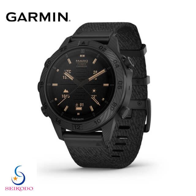 ガーミン GARMIN MARQ Commander Gen 2 Carbon Edition マーク コマンダー カーボン エディション 010-02722-A2 メンズ スマートウォッチ ランニング ミリタリー トレーニング 航空機能 自衛隊 防水 【無金利ローン可】