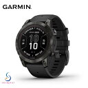 ガーミン GARMIN fenix 7 Pro Sapphire Dual Power 47mm Ti Carbon Gray DLC / Black フェニックス 7 プロ 010-02777-52 メンズ スマートウオッチ GPS ゴルフ ランニングウォッチ 登山 アウトドア スポーツ