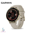 【クーポン有!11日01時59分まで】 ガーミン GARMIN Venu3S FrenchGray/CreamGold ヴェニュー3S 010-02785-42 GPS スマートウォッチ スポーツウォッチ レディース ウォーキング ヨガ ゴルフ 水泳 Suica対応 通知機能 音楽保存再生 天気情報 心拍計 健康管理