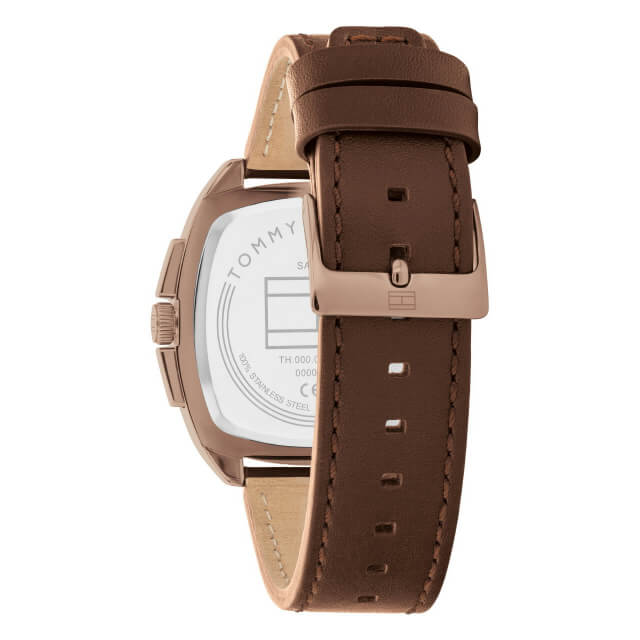 【正規品】TOMMY HILFIGER トミー・ヒルフィガー APOLLO 1710557 腕時計 クオーツ 革ベルト グリーン文字盤 メンズ 腕時計 プレゼント