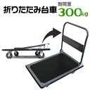 【お買い物マラソン ポイント10倍】 台車 折りたたみ 大型 台車 300kg キャリーカート キャリー 運搬 カート コンパクト 折りたたみ台車 スチール台車 手押し台車 運搬台車 業務用 家庭用 送料無料 AT059B