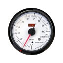 【ポイント10倍】オートゲージ 油圧計 SM 60Φ ホワイトフェイス ブルーLED ワーニング機能付 送料無料 60SMOPW