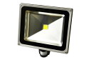【ポイント10倍】 LED投光器 人感センサー付き 50W 昼光色 6000K 500W相当 広角120° 防水加工 3mコード付き LEDライト クール色 【...